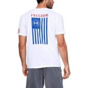 M码！Under Armour 安德玛 Freedom Flag 男士运动短袖T恤  直邮含税到手￥126.52