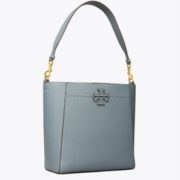 国内4300元！Tory Burch MCGRAW系列水桶单肩包 酒红色