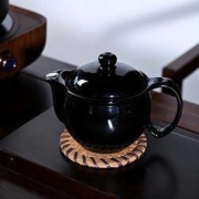 唐仟 黑色鸭嘴茶壶 1个装