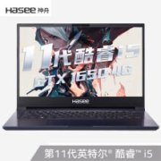 神舟 HASEE 战神S7M-2021S5 笔记本电脑 14英寸轻（英特尔酷睿i5-1135G7 GTX1650  72%色域 16G 512G)