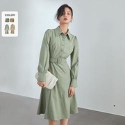 范思蓝恩 Z210160 女士格子收腰连衣裙