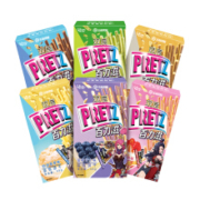 格力高（glico）双层百力滋香脆饼干棒 6盒装 *6件