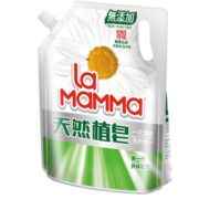 温和无残留！la mamma 妈妈壹选 洗衣液 800g+200g 8.42元