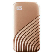 WD 西部数据 1TB 固态移动硬盘My Passport随行SSD版繁星金1050MB/s