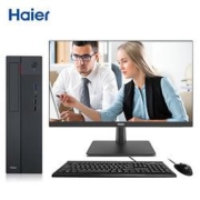Haier 海尔 天越H700-V11 商用电脑主机（i5-11400、8G、512G、键鼠）23.8英寸