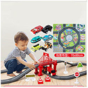 Joying Baby 拼装积木 电动轨道小火车