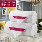 19日0点！ KING SILK 钱皇 步步生莲 80支全棉提花桑蚕丝子母被 被重约3+5斤 200*230cm