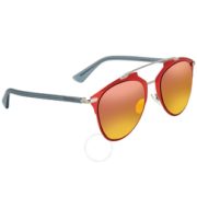 DIOR 迪奥 Red Fl Aviator Ladies Sunglasses女士太阳镜 DIORREFLECTED P34/UZ 52