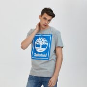 舒适面料 ！Timberland/ 添柏岚 A1OA2 男士大logo树状印花短袖圆领T恤