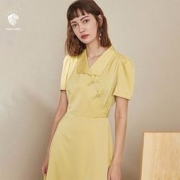 FANSILANEN 范思蓝恩 Z201033 女士旗袍改良版连衣裙