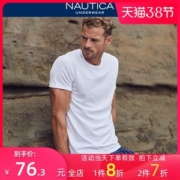 美国 诺帝卡Nautica 40支精梳棉 男纯色T恤