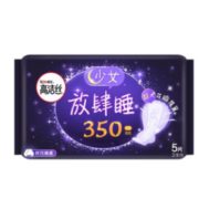 百亿补贴！ kotex 高洁丝 夜用放肆睡 350mm*5片