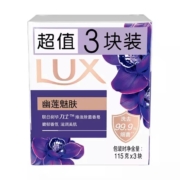 京东PLUS会员：力士(Lux) 精油香氛  幽莲魅肤 香皂 115g*3块