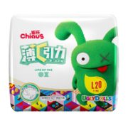 瞬吸干爽！Chiaus 雀氏  薄+C引力 婴儿纸尿裤 L20片