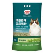 PLUS会员！yoken 怡亲 绿茶豆腐猫砂 6L 升级款 绿色