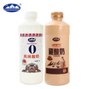 青海湖 含15%鲜牦牛乳 藏式原味/炭烧酸奶 1kg