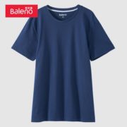 宽松棉质！Baleno 班尼路 88902284 中性圆领短袖