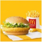 McDonald's 麦当劳 解馋一下单人餐 麦香鸡汉堡+薯条（小）