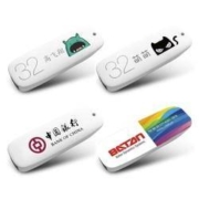 Teclast 台电 32G 卡通刻字定制logo U盘 纯白