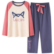 聚划算百亿补贴：Miiow 猫人 MR8203-1016 女士家居服套装