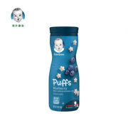 PLUS会员！ Gerber 嘉宝 婴儿泡芙 星星泡芙蓝莓味 三段 42g