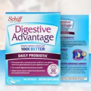 平衡肠道菌落！Schiff 旭福 Digestive Advantage 每日益生菌胶囊 80粒