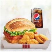 聚划算百亿补贴：KFC 肯德基 新奥尔良烤鸡腿堡三件套兑换券