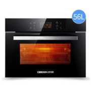 CASDON/凯度 SR56B-FD嵌入式蒸烤箱二合一家用蒸汽炉电蒸箱一体机 黑色