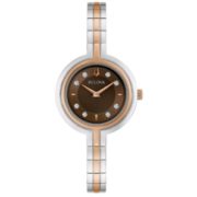Bulova 宝路华 Rhapsody系列 98P194 女士镶钻手镯式腕表