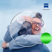 ZEISS 蔡司 1.60钻立方防蓝光膜镜片*2片