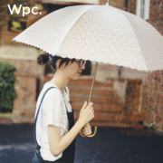 官方旗舰店 Wpc 日系清新文艺轻量长柄晴雨伞 16款