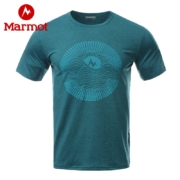 Marmot 土拨鼠 H44253 男士棉感速干短袖T恤