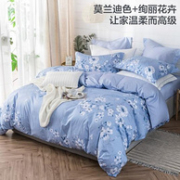 LOVO 乐蜗家纺 纯棉床上四件套 夜来幽香 1.8米