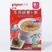 营养易吸收！Pigeon 贝亲  婴儿辅食 牛肉胡萝卜粥 120g