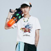 PEACEBIRD 太平鸟 BWDAA2420 史迪奇联名 男女款T恤
