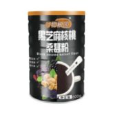 天然配比！谷物粮园 黑芝麻核桃桑葚粉（含糖款） 600g*1罐