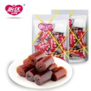 酸甜开胃！yida 怡达 叽叽楂楂 山楂卷 枸杞味250g+红枣味250g