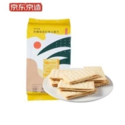前5000件、20点：京东京造 柠檬味苏打夹心饼干  270g