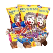 临期品：KDV 俄罗斯进口巧克力味夹心糖果 500g