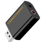 限地区：CABLE CREATION 科睿讯 CD0287 USB外置独立声卡