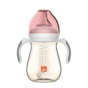 gb 好孩子 goodbaby 小饿魔系列 PPSU奶瓶 300ml 粉色 6月 B80376