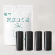 限4000件，16点：鸣固 平口垃圾袋100只装 中号加厚45cm*50cm*4卷