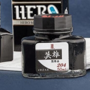 HERO 英雄 非碳素钢笔墨水 50ml/瓶 单瓶装 四色可选