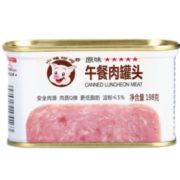 小猪呵呵 原味午餐肉罐头198g