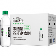 零卡无负担！ 小苏先生 无糖无汽青柠薄荷苏打水360ml*12瓶17.9元包邮（需领券）