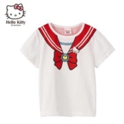 Hello Kitty 凯蒂猫 女童圆领短袖T恤 90-150CM*3件