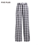 Five Plus 5+ 2RE3060860 高腰格子阔腿裤