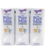 88VIP！Theland 纽仕兰  全脂纯牛奶  250ml*3盒