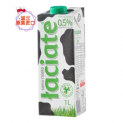 Laciate 兰雀 高温灭菌脱脂牛奶 1L*12盒