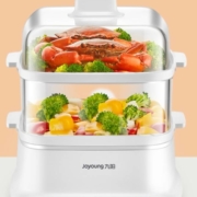 聚划算百亿补贴：九阳 电蒸锅 GZ1180 双层透明 6L